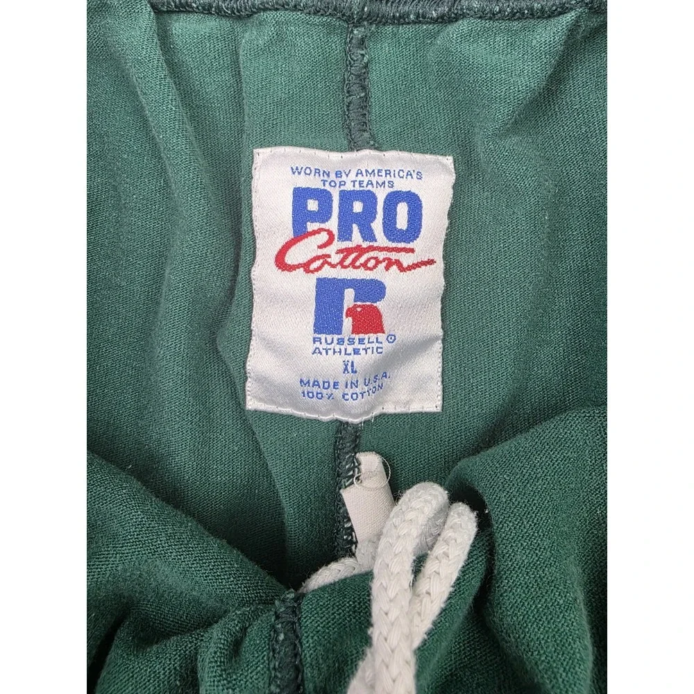 Vintage 90s Russell Athletic Pro‎ Sweatpants Mens XL Green High Cotton USA Made